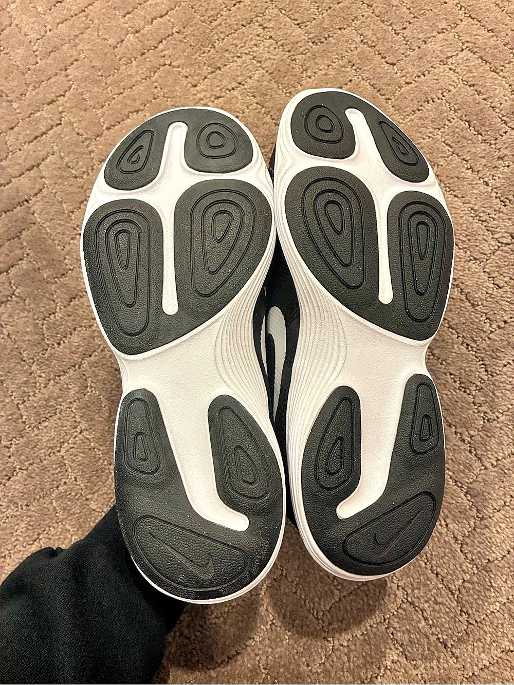 Nike Revolution Running Shoes Black & White Athletic Shoes